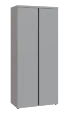 MHN 5 - 8D kancelářská skříň, 2-dveřová, 1820x800x400, šedá